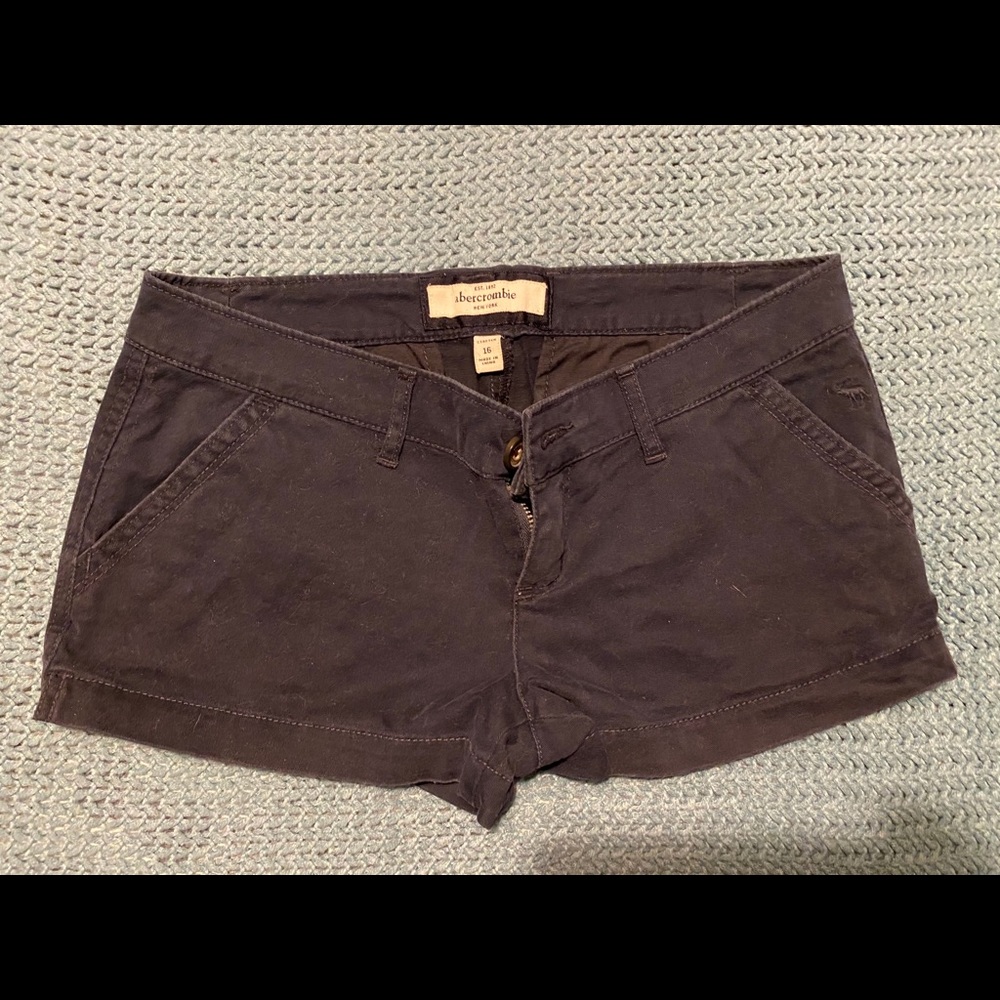 Abercrombie Navy Shorts size 16 kids